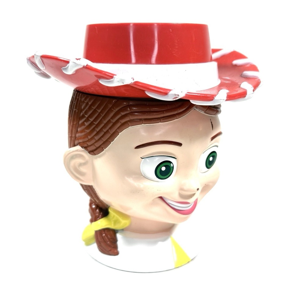 Vintage Disney Pixar Jessie Toy Story Mug w Lid Disney On Ice Cowgirl Cup